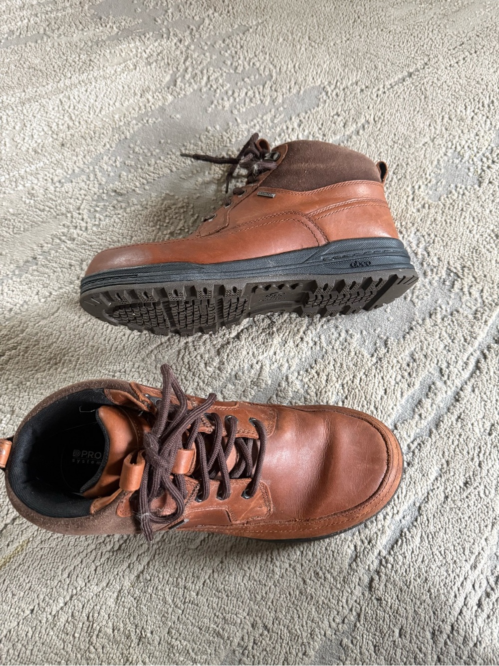 Abeo Ridley Waterproof brown leather Boots waterproof 10.5